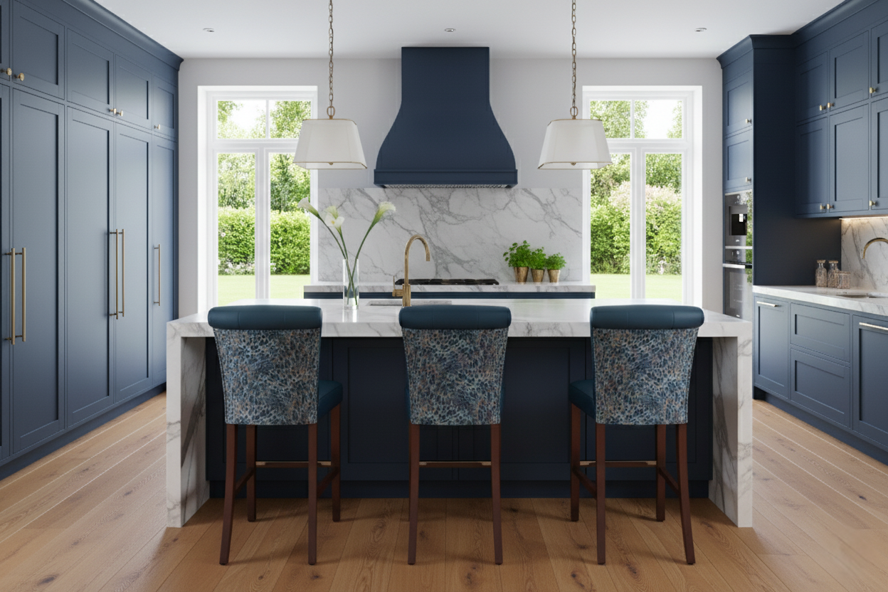 Sorrento Button Back Bar Stool