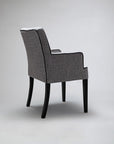Mel Carver High Back Dining Chair - Piping