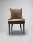 Apollo Wing Back Dining Chair - Upholstered in Leather Fabric