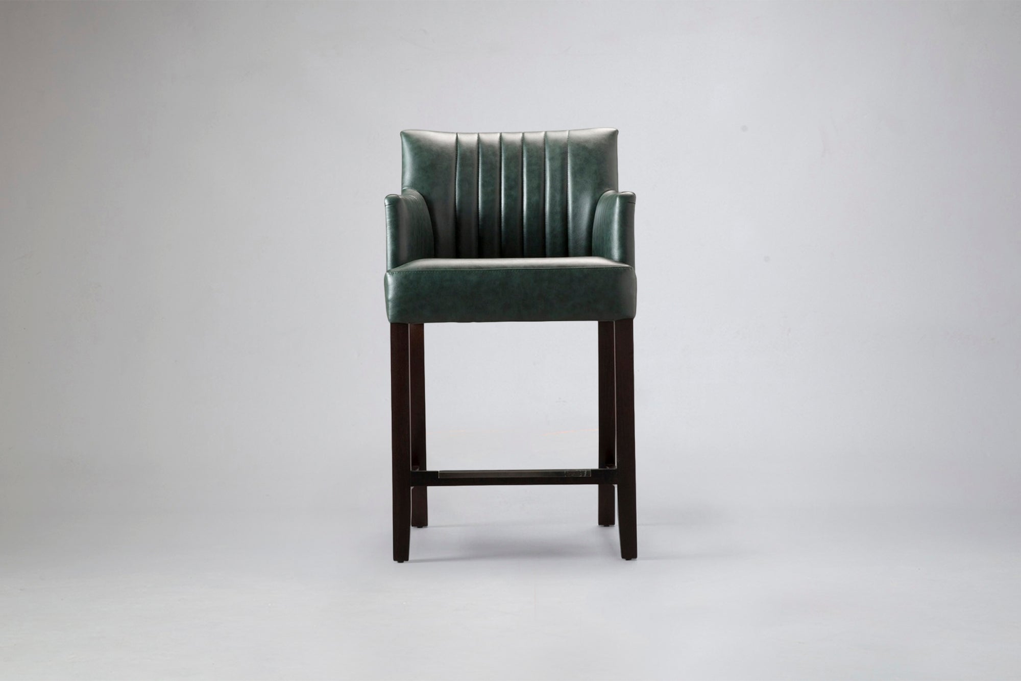 Mel Flute Back Carver Bar Stool