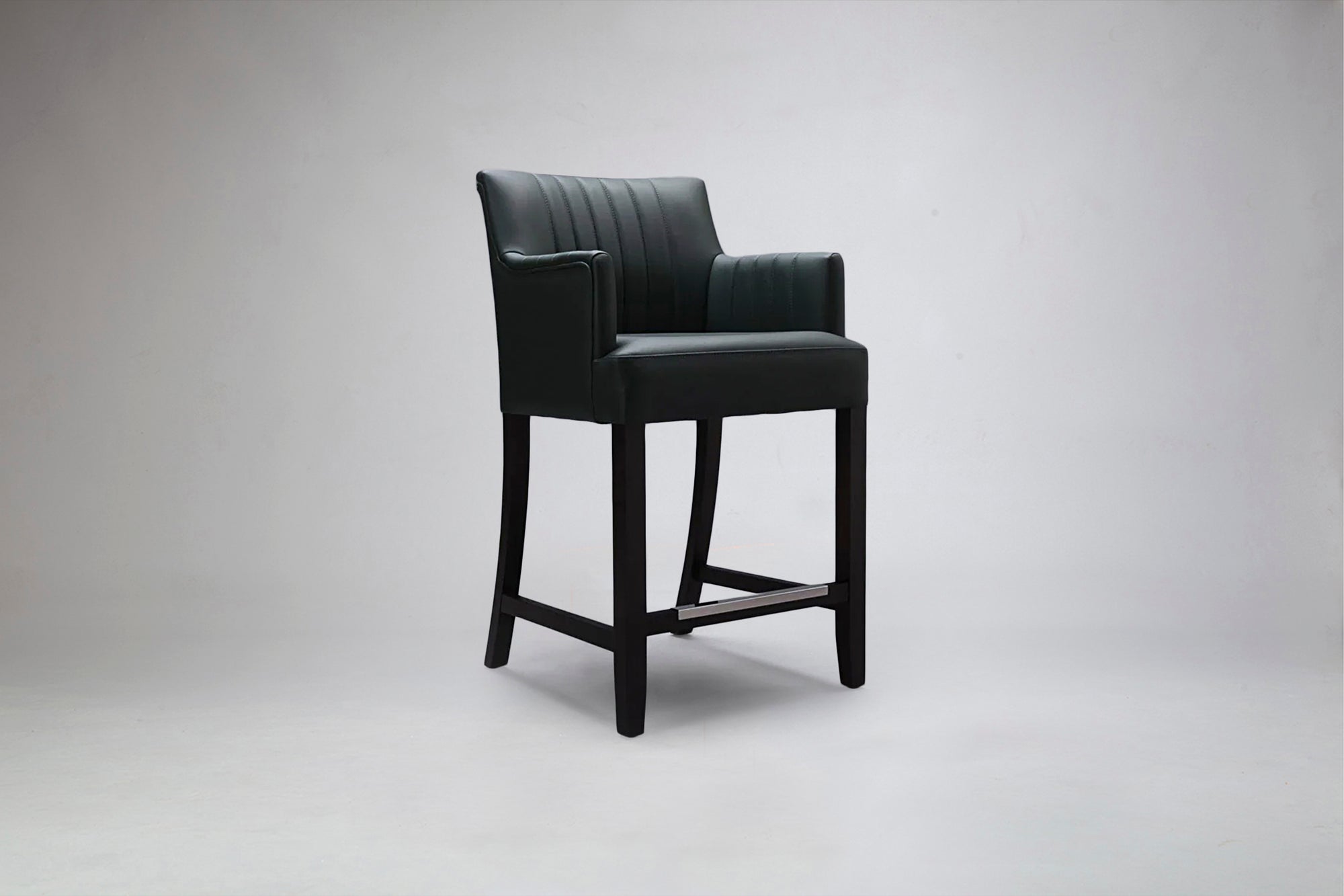 Mel Flute Back Carver Bar Stool