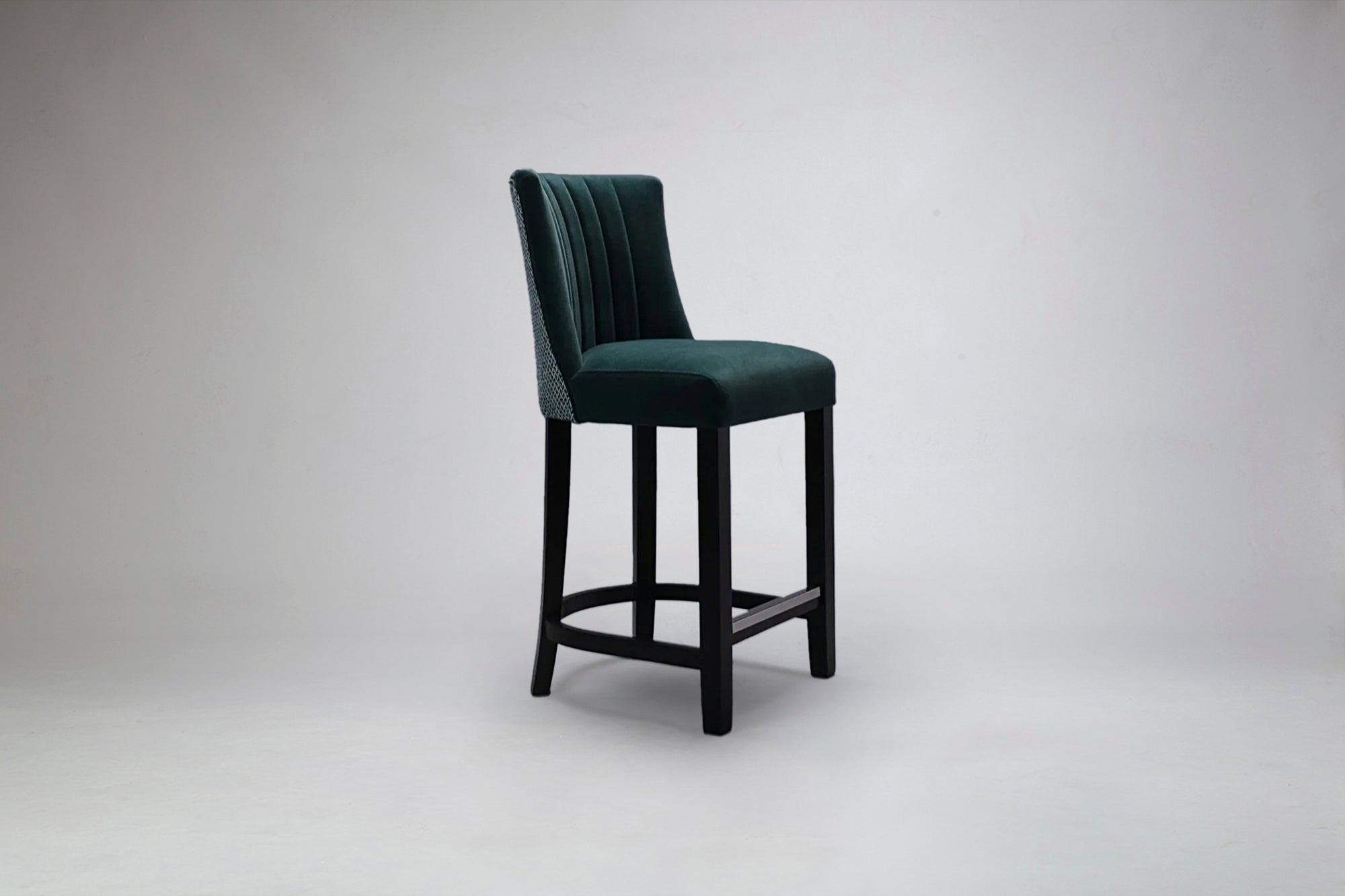 Milano Petite Flute Back Bar Stool