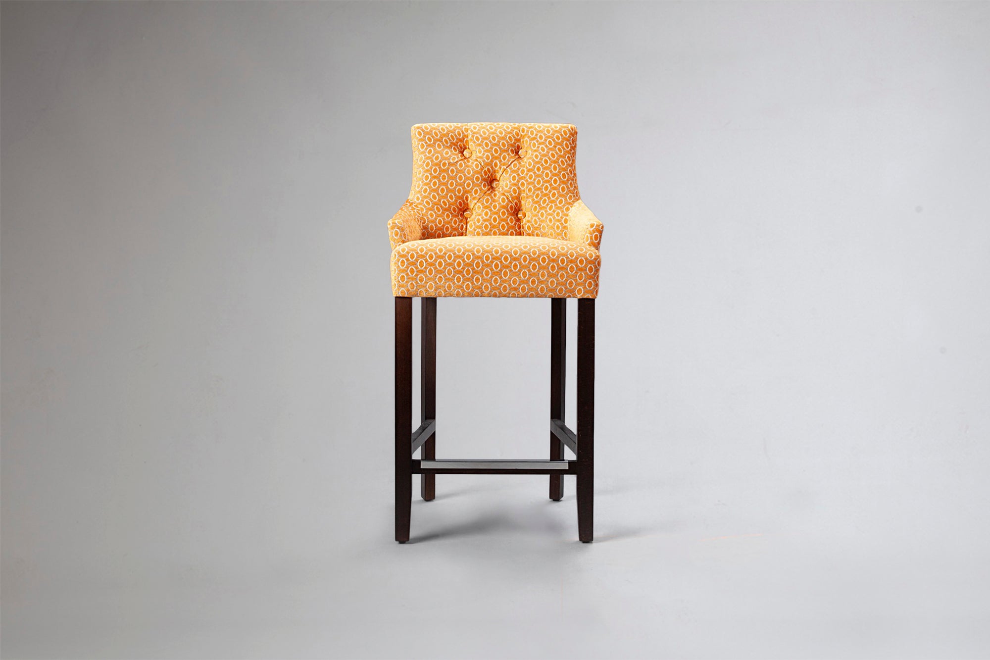 Ollie Button Back Bar Stool
