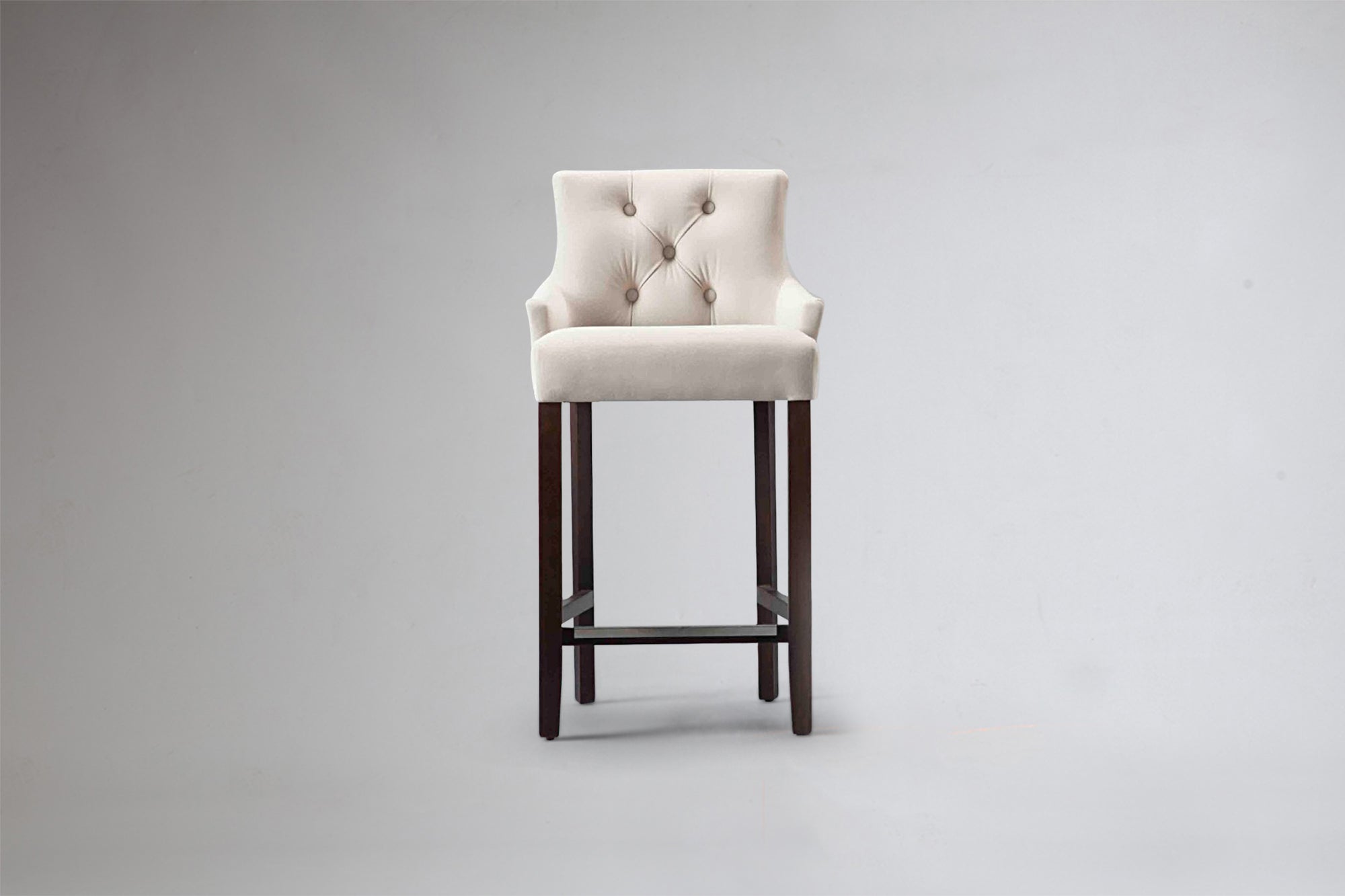 Ollie Button Back Bar Stool