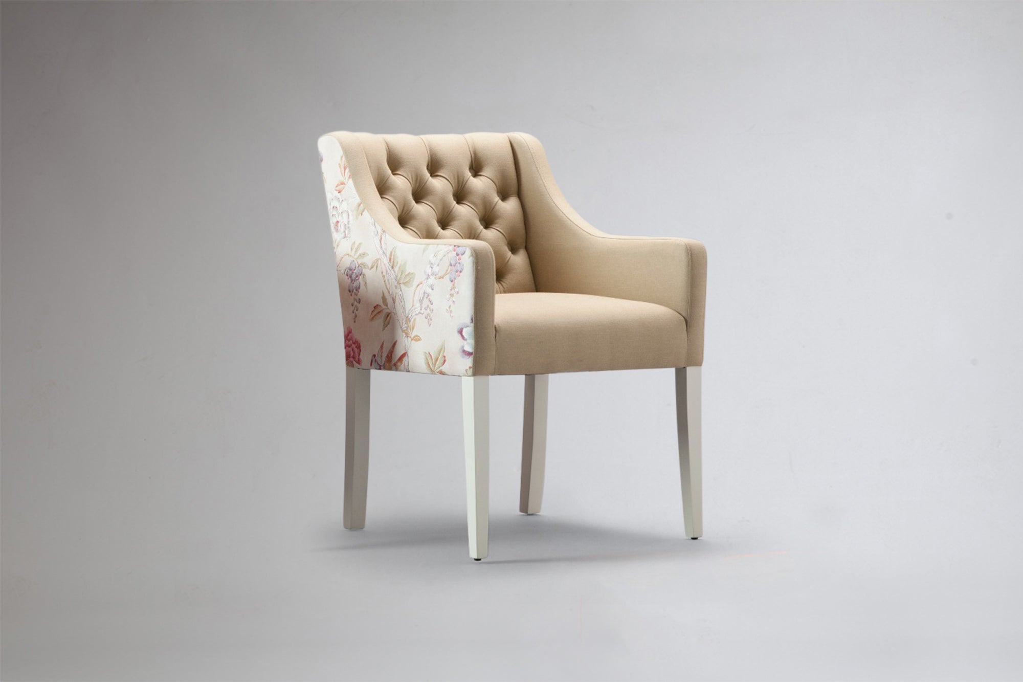 Rocco Button Back Carver Dining Chair