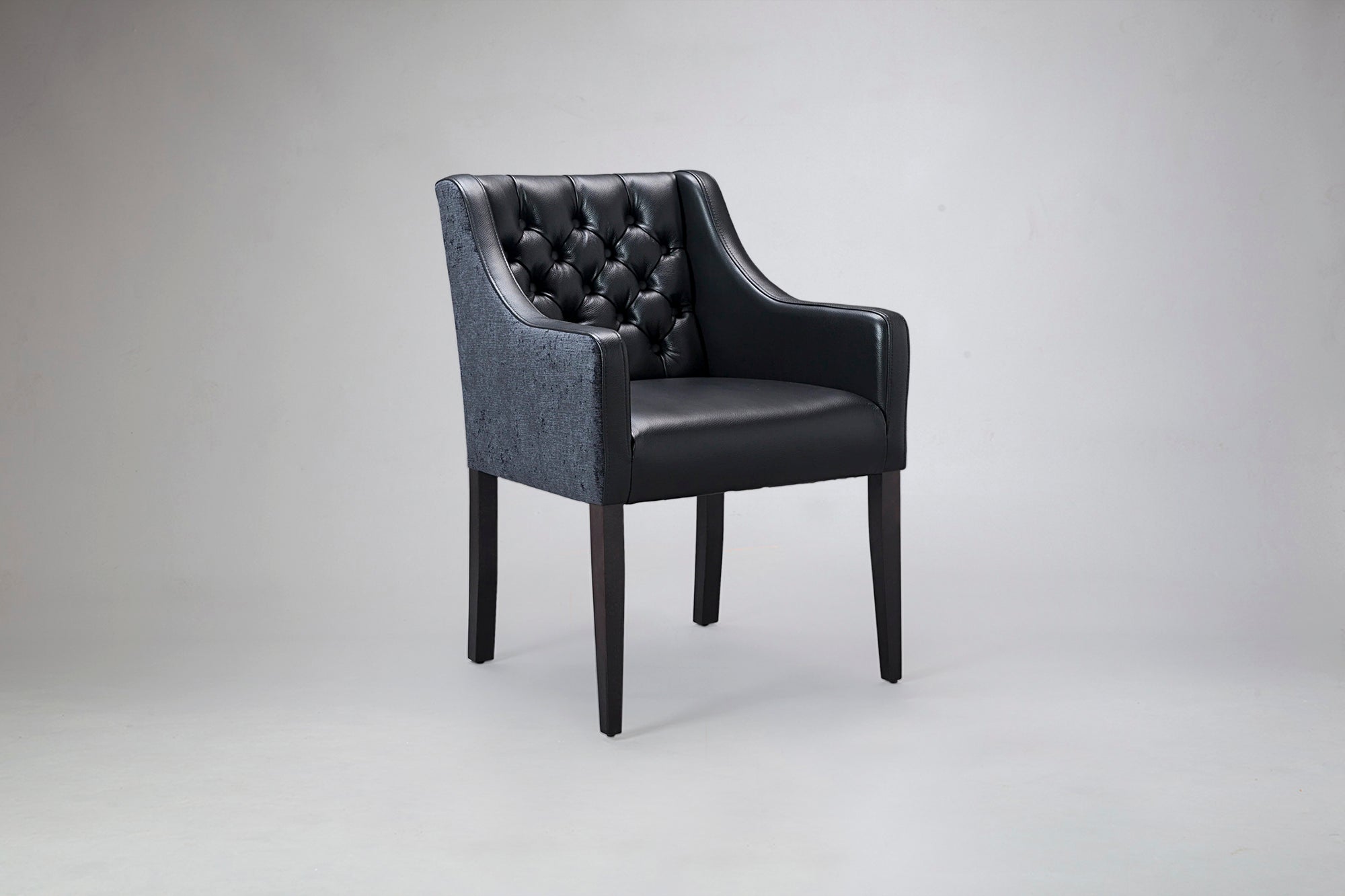 Rocco Button Back Carver Dining Chair