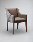 Rocco Carver Dining Chair In Combination Fabrics