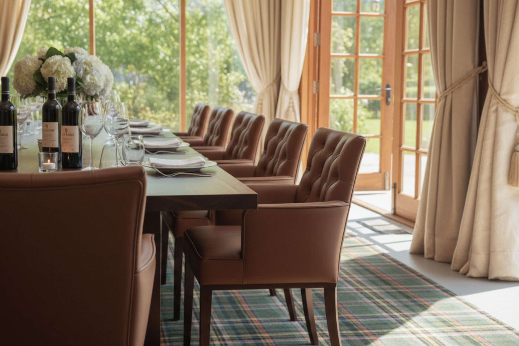 Stella Button Back Carver Dining Chair