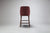 Rear View of Elroy Half Arm Carver Bar Stool