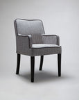 Mel Carver High Back Dining Chair - Piping