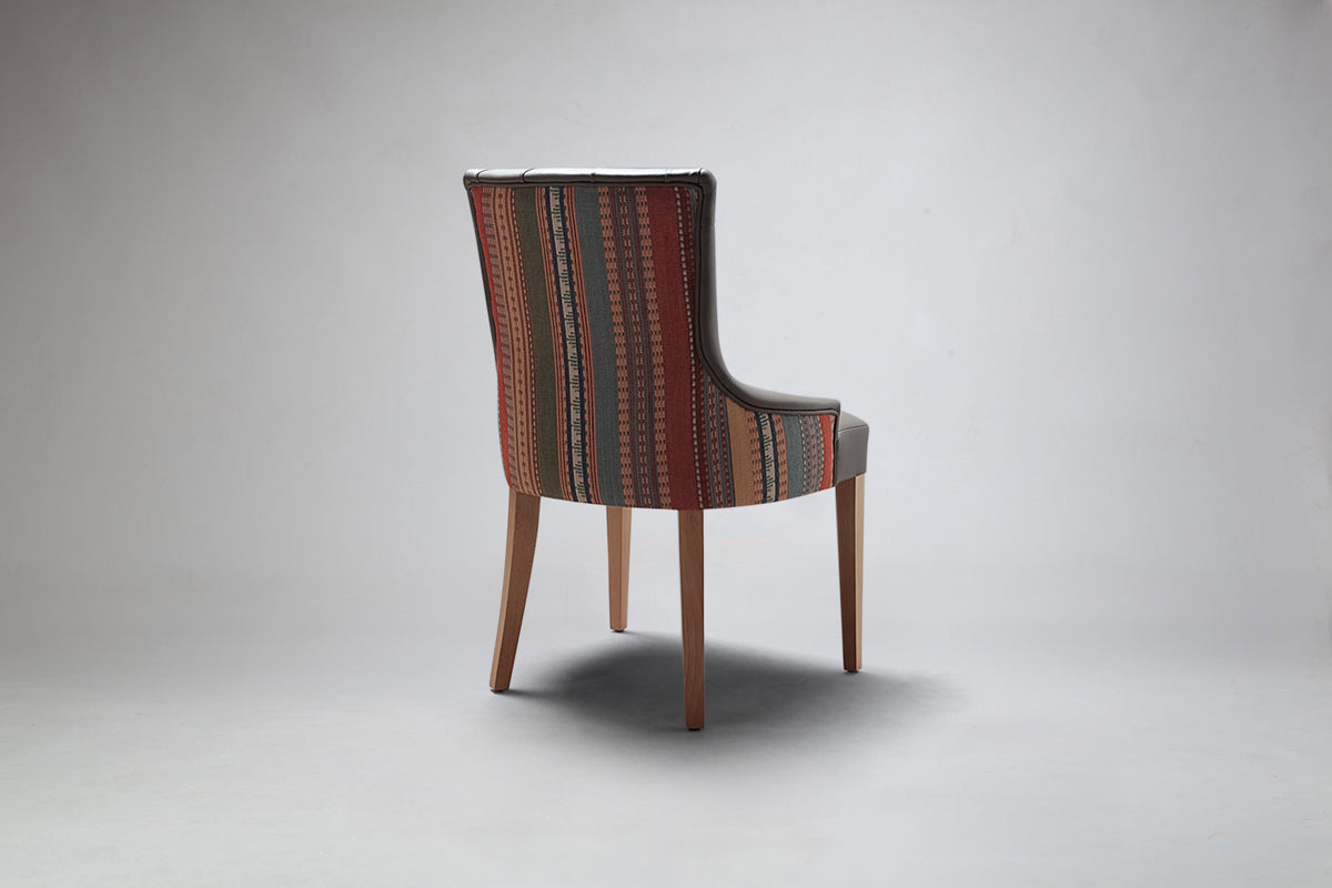 Apollo Button Back Dining Chair Combination Fabrics