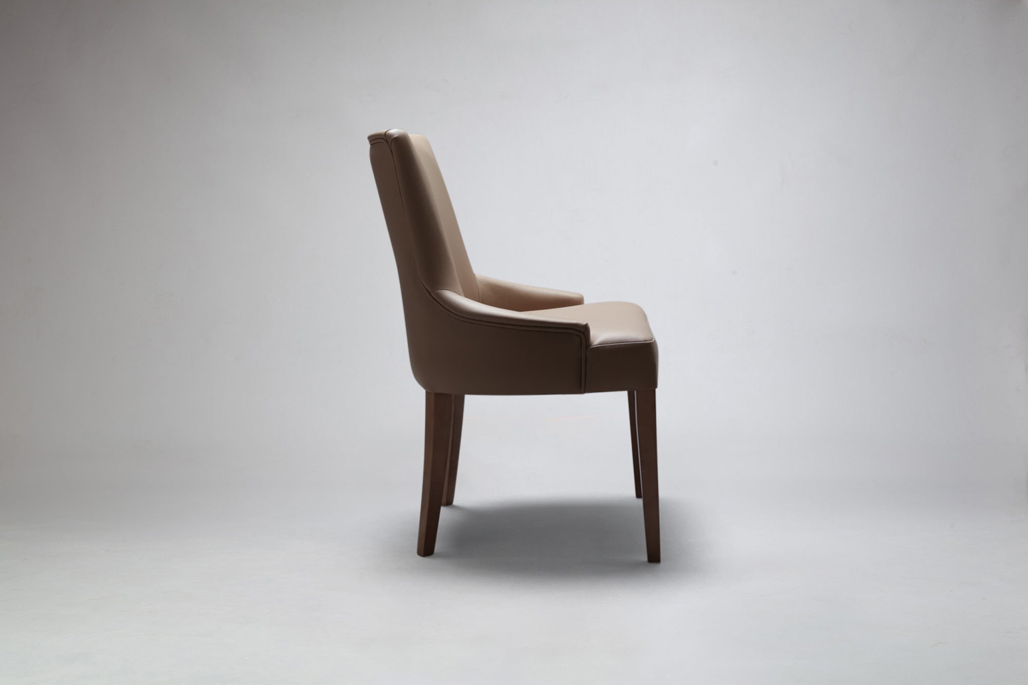 Side view of Apollo Wing Back Dining Chair