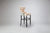 Side profile of Apollo Wing Button Back Bar Stool in Contrasting Fabrics