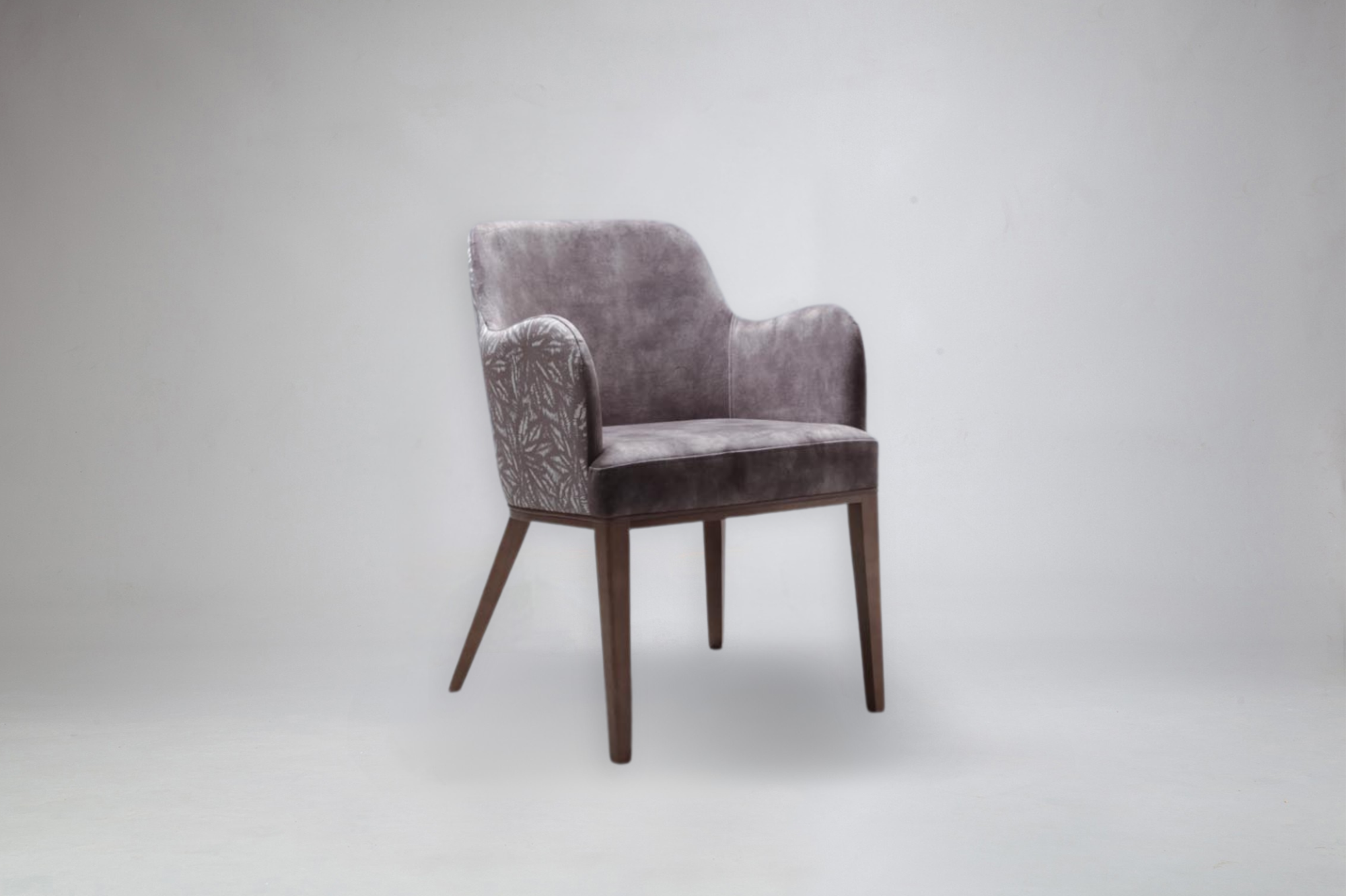 Front-Side Angle of Elroy Carver Dining Chair