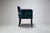 Side view of Hampton Carver Dining Chair in Contrasting Fabrics 