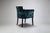 rear view of hampton carver dining chair in contrasting fabrics