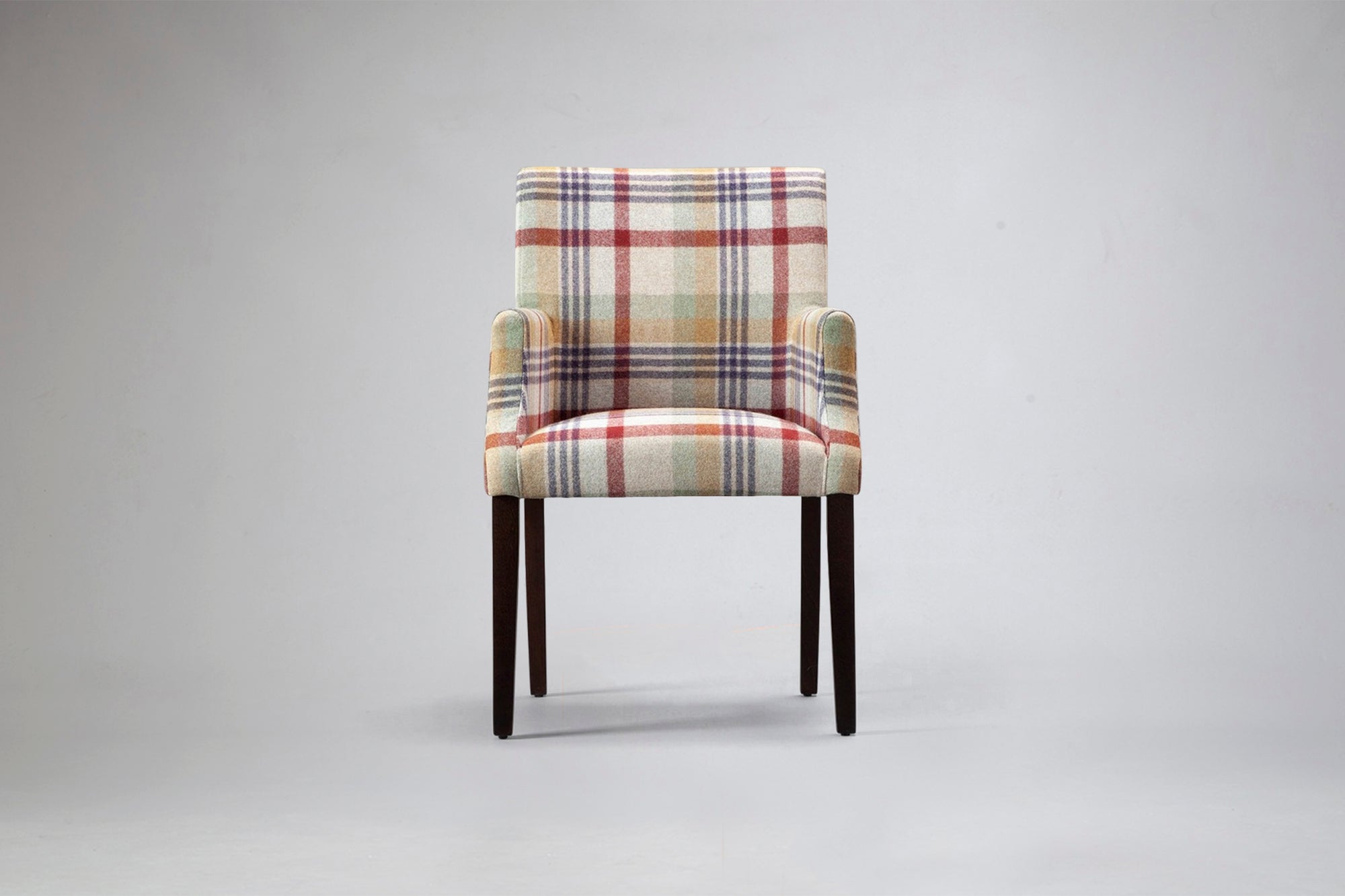 Highgate Carver Dining Chair in Tartan Fabrics