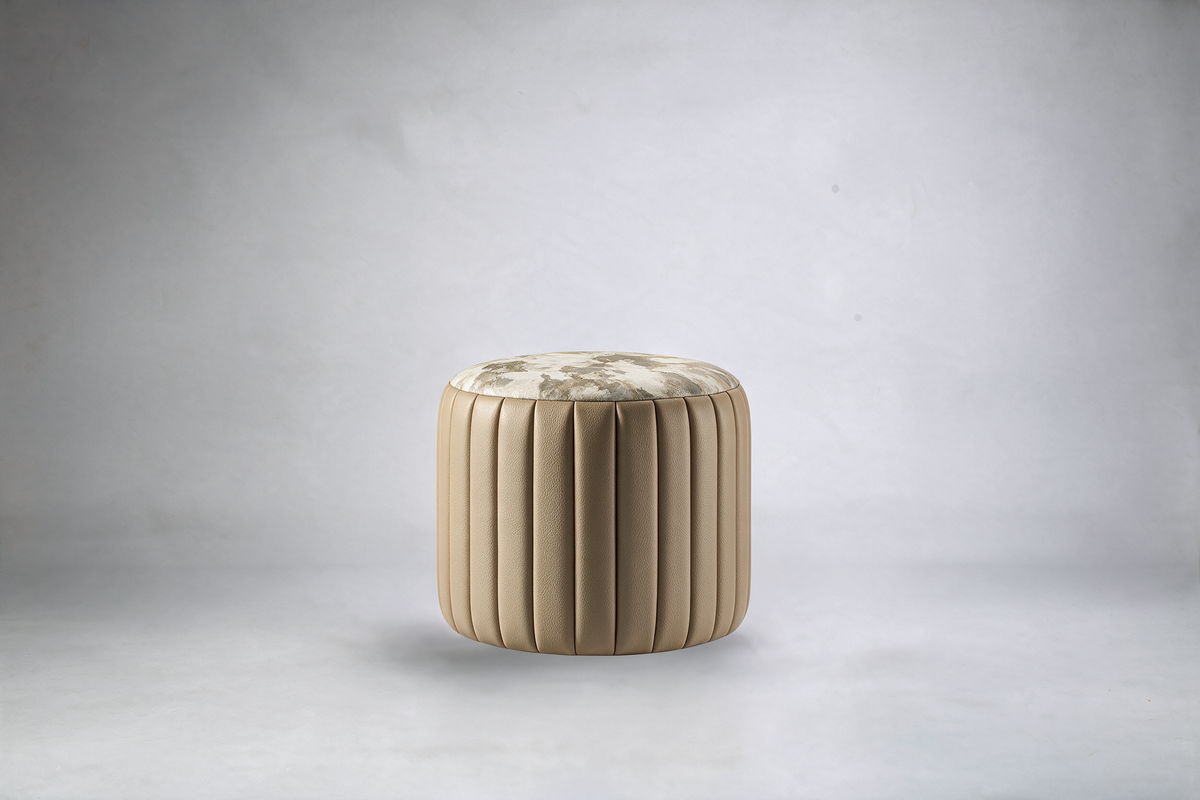 Lily Flute Occasional Stool