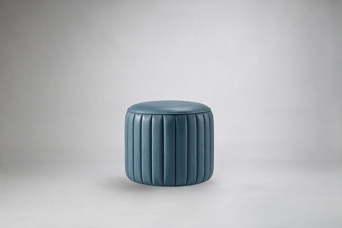 Lily Flute Occasional Stool - Piping