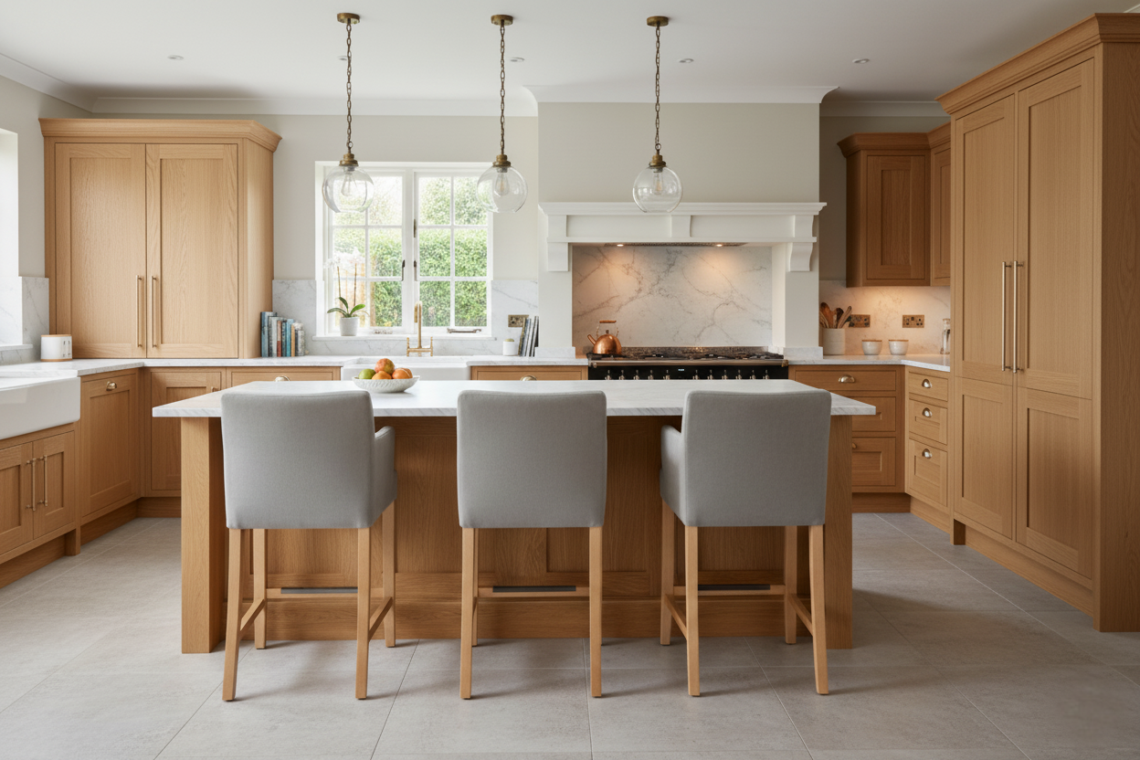 Mel Carver Bar Stools At Kitchen Island