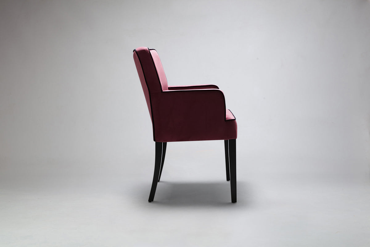 Mel Carver Dining Chair Side View
