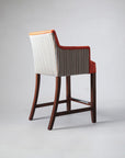 Mel Flute Back Carver Bar Stool
