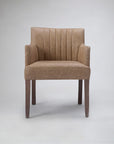 Mel Flute Back Carver Dining Chair