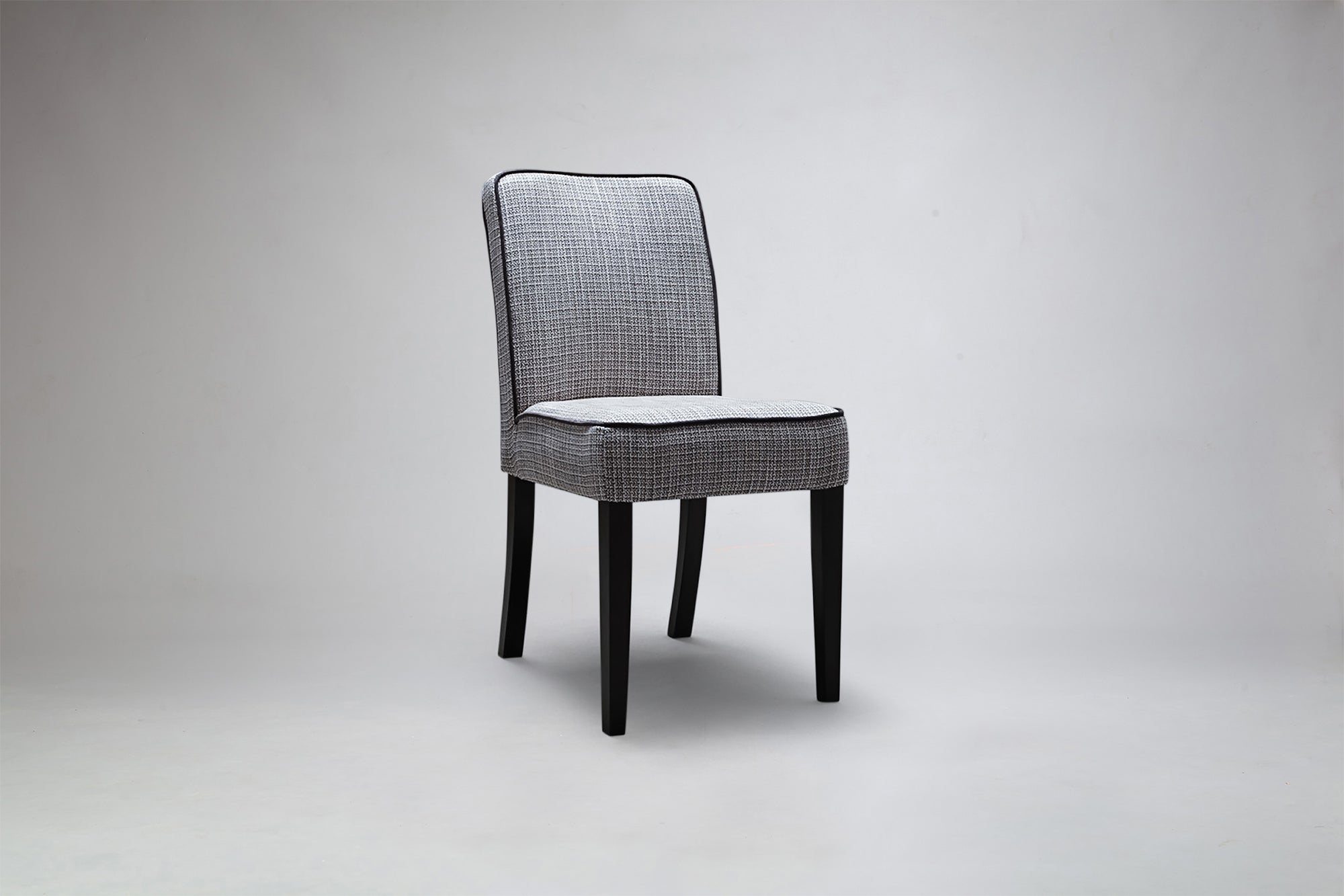 Mel High Back Dining Chair With Piping Detail