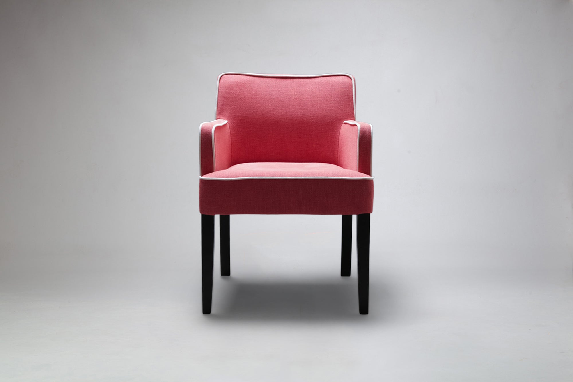 Mel Carver Dining Chair with Contrast Piping Detail