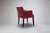 Side Rear Angle Mel Carver Dining Chair Piping Detail 