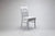 Side Front Angle Memphis 4x Button Back Dining Chair with RAL legs