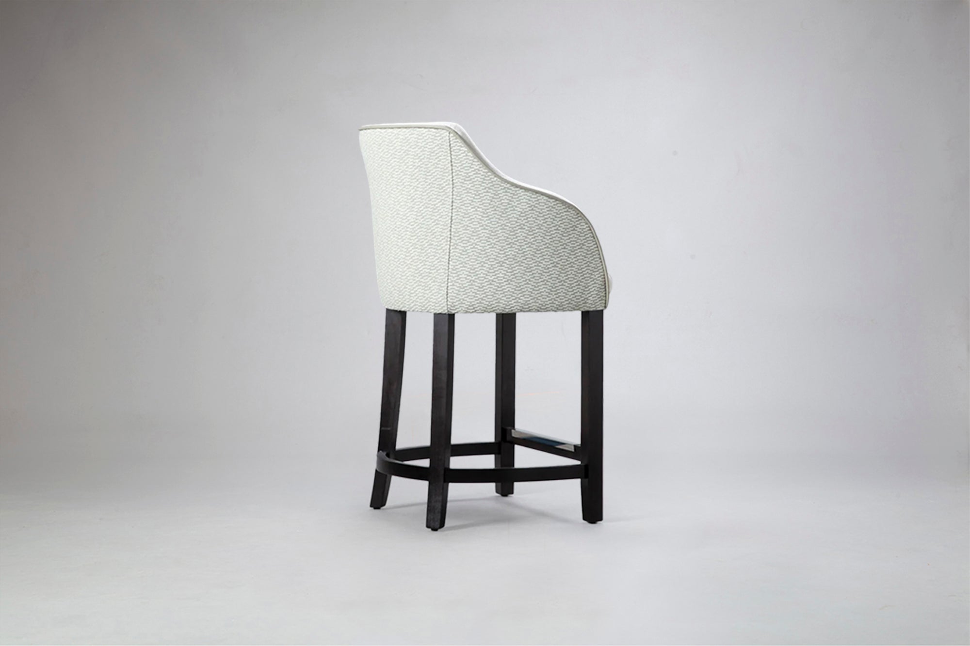 Side Rear View Milan Carver Bar Stool