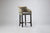 Milan Carver Bar Stool Contrasting Fabrics