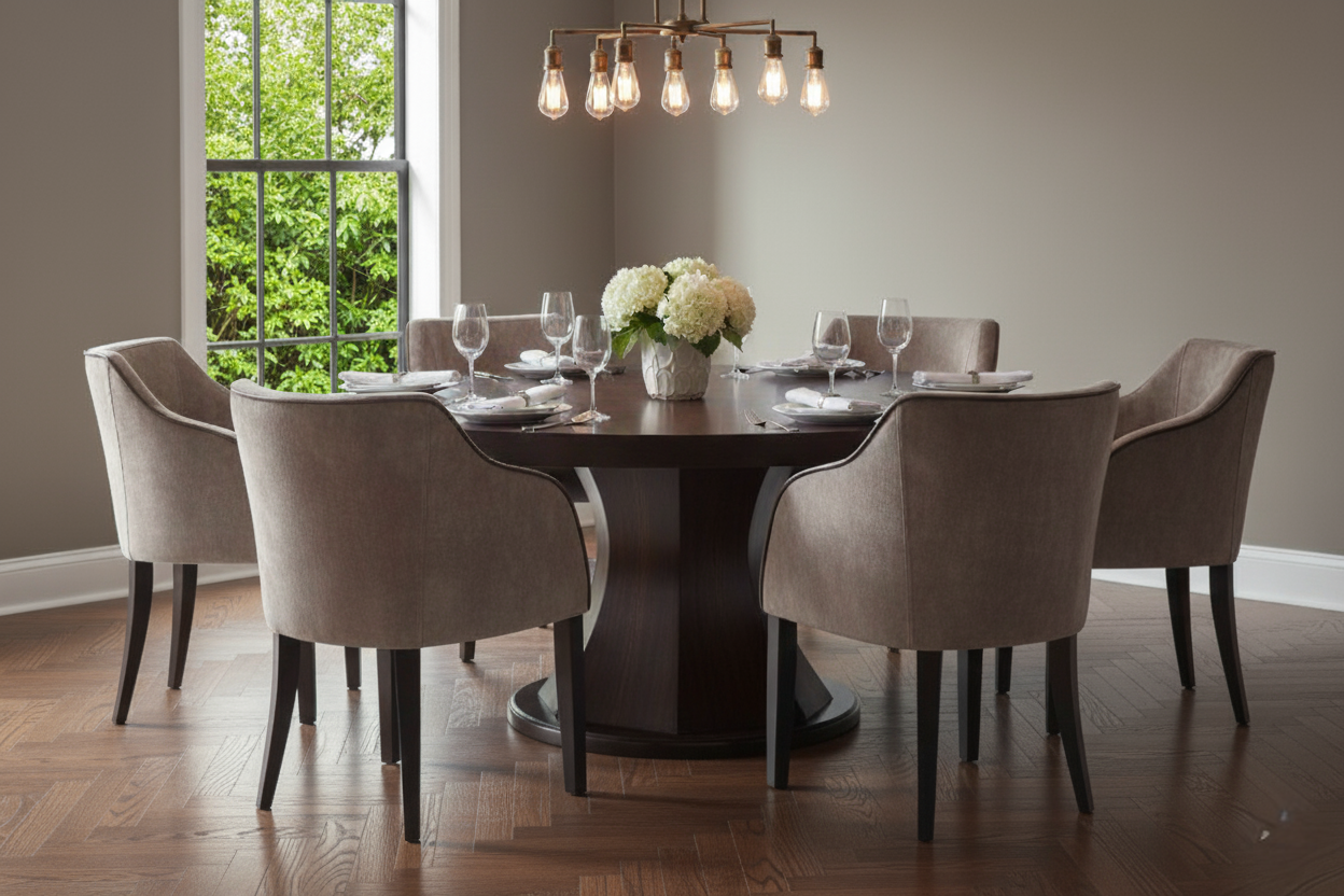 Milan Carver Dining Chair Dining Room Scene