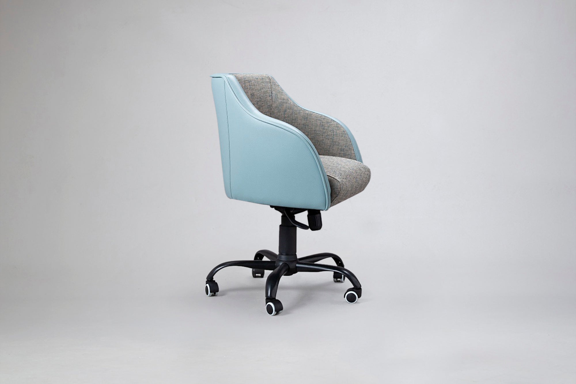 Milan Carver Swivel Office Chair Side View