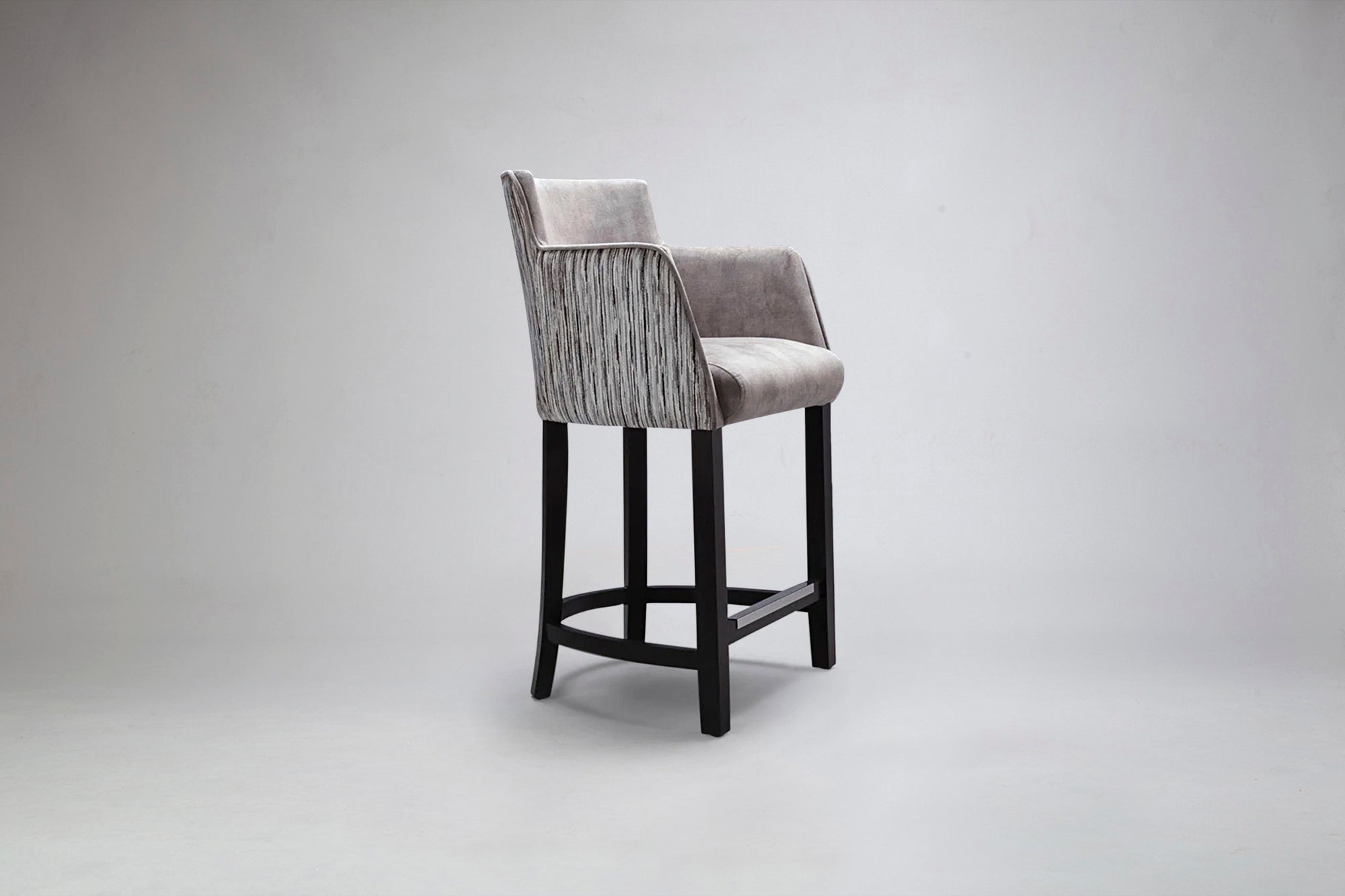 Milano Carver Bar Stool Side Angle