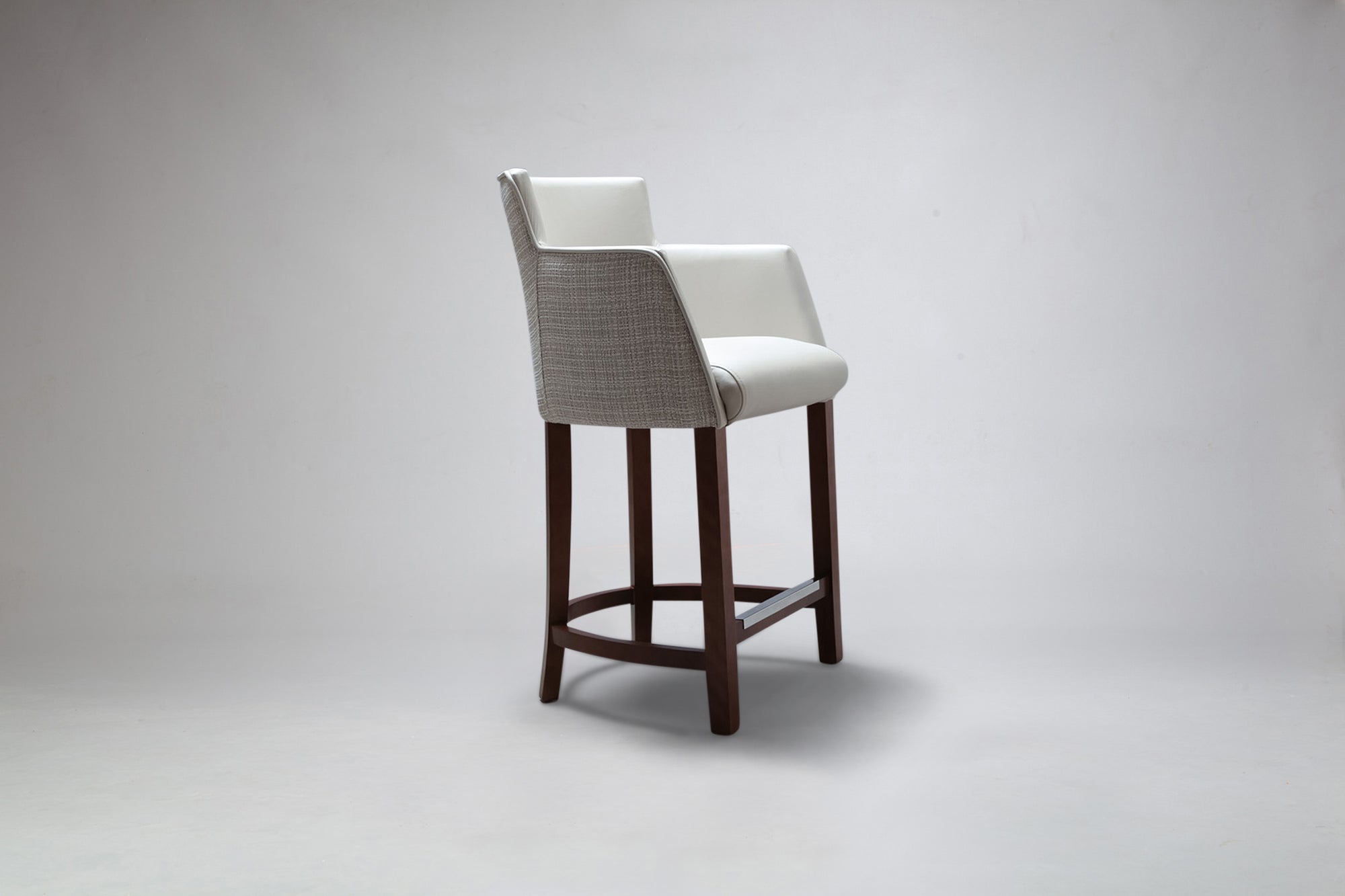 Milano Carver Bar Stool In Combination Fabrics