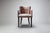 Milano Carver Dining Chair In Combination Fabrics