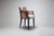 Milano Carver Dining Chair In Combination Fabrics Side Angle