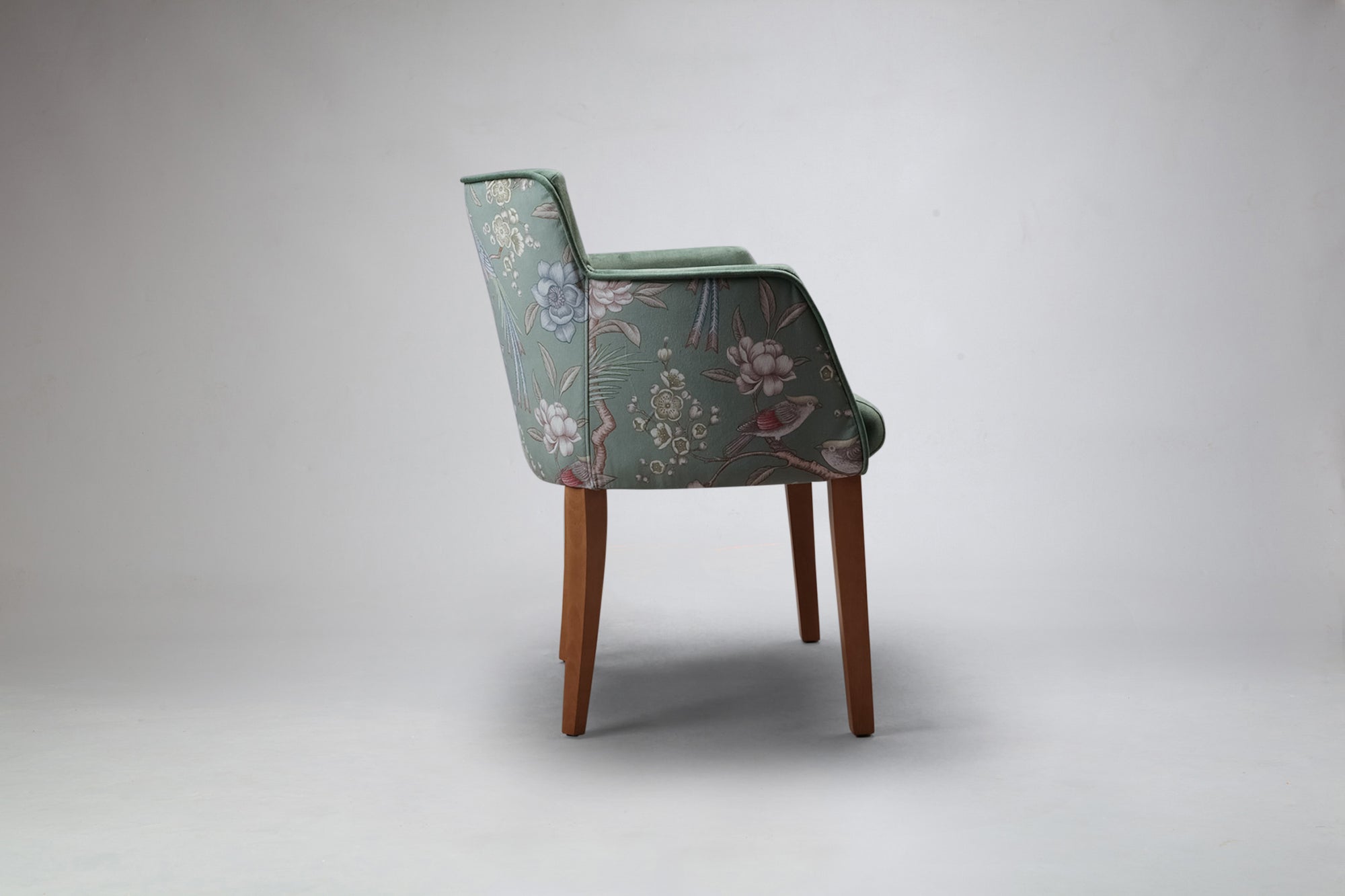 Milano Carver Dining Chair Side Profile 