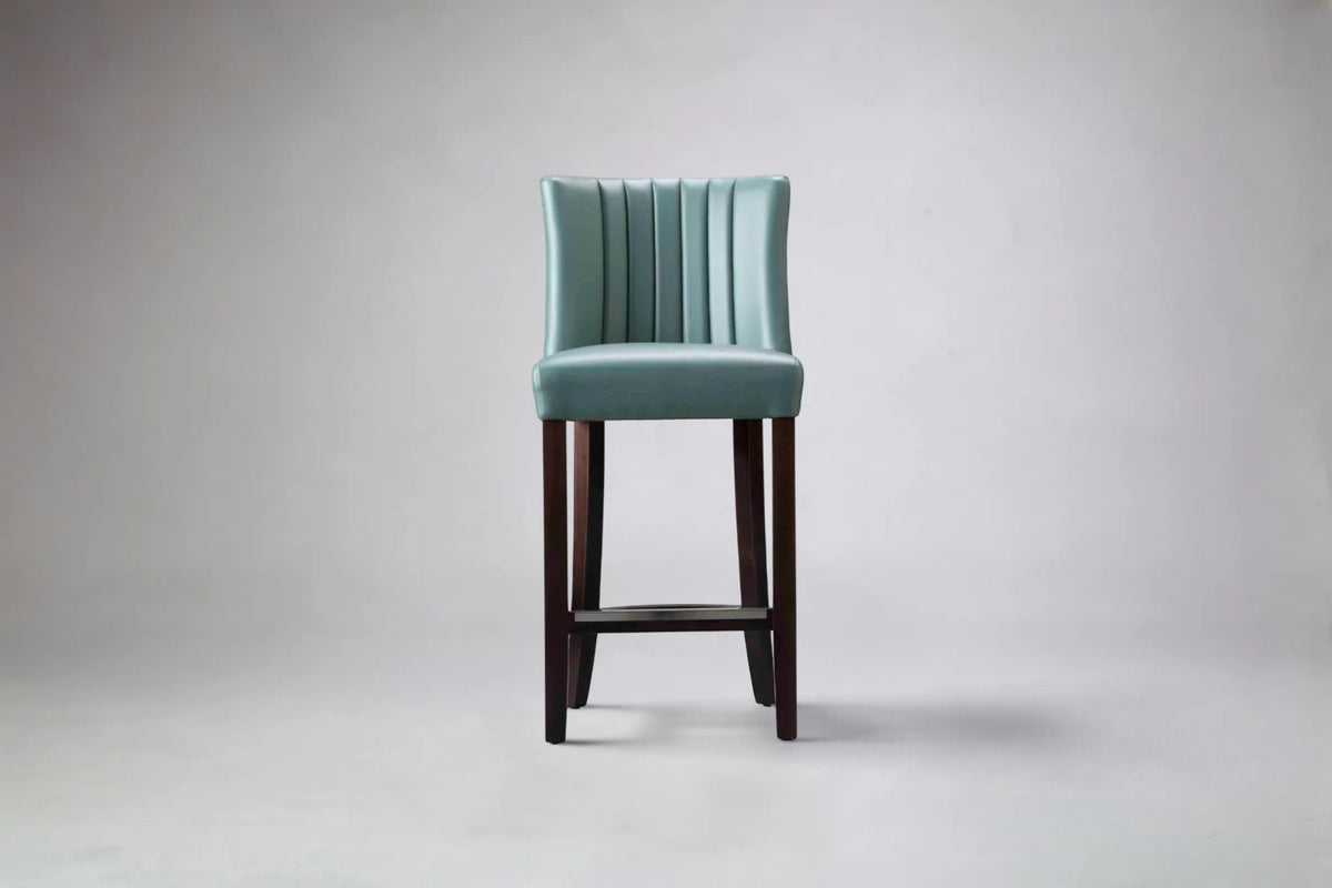 Milano Petite Flute Back Bar Stool - No Piping