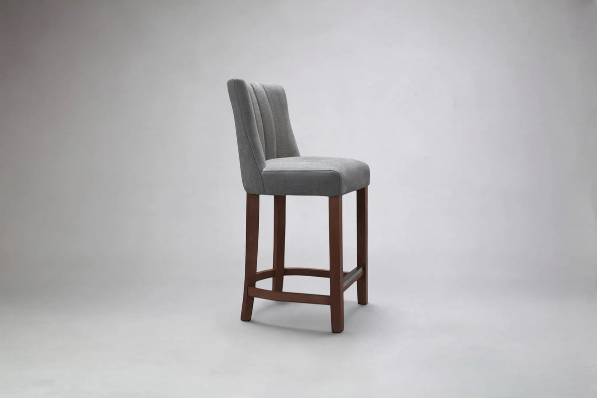 Milano Petite Flute Back Bar Stool - No Piping
