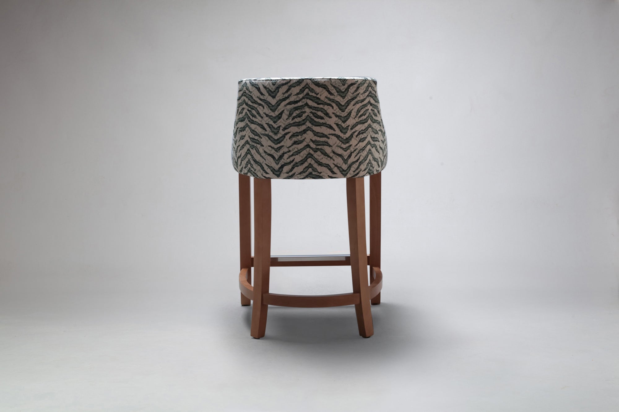 Rear View Milano Low Back Bar Stool