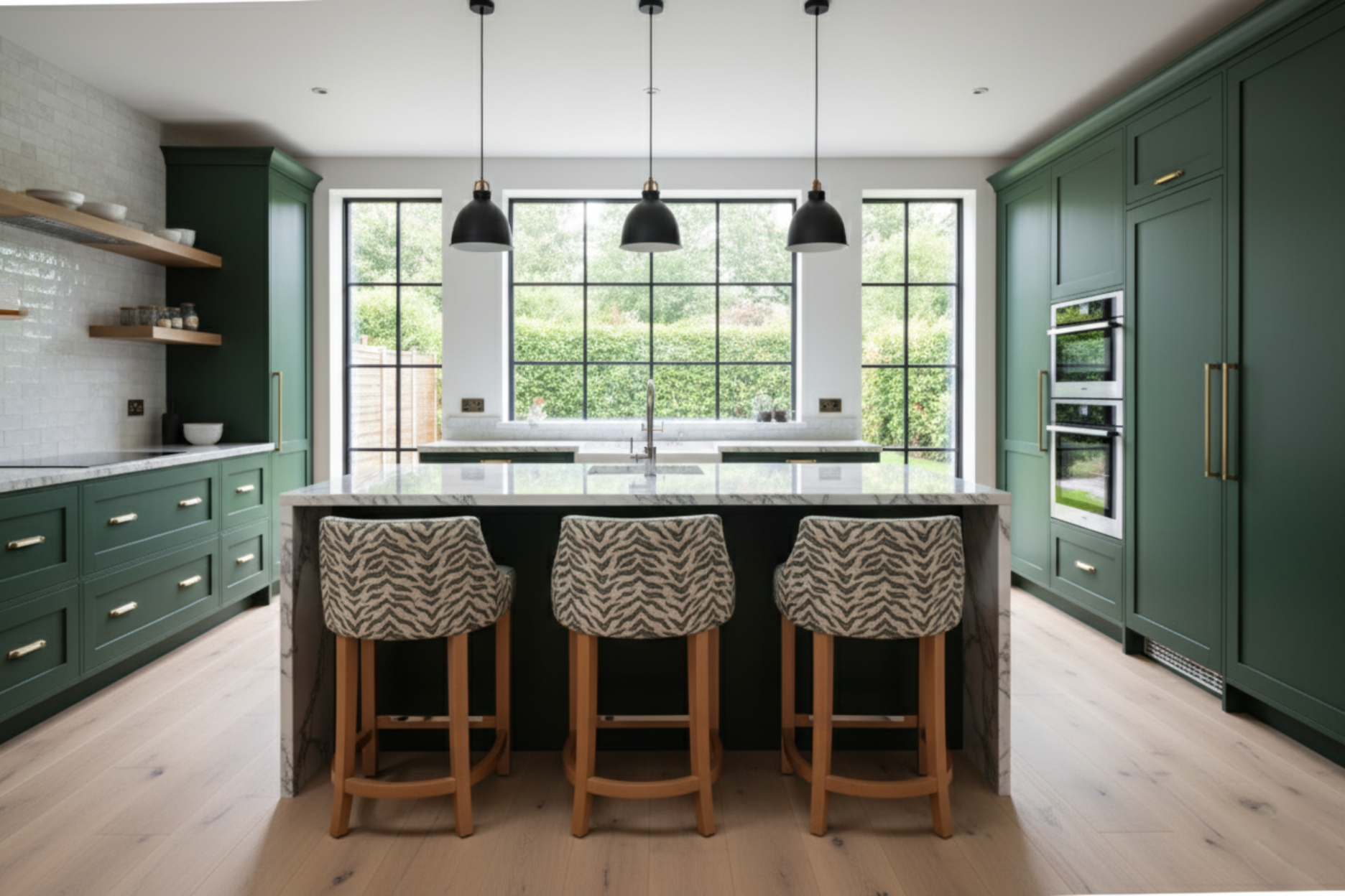 Milano Low Back Bar Stool in Combination Fabrics