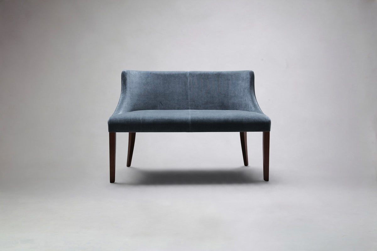 Milano 2 Seat Dining Bench Front View