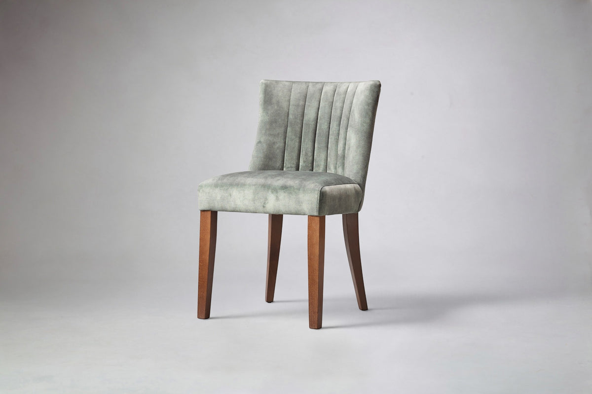 Milano Petite Flute Back Dining Chair - No Piping