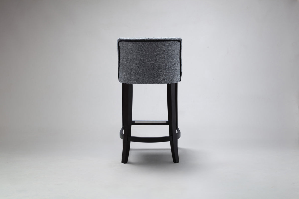 Rear View Milano Petite Flute Low Back Bar Stool