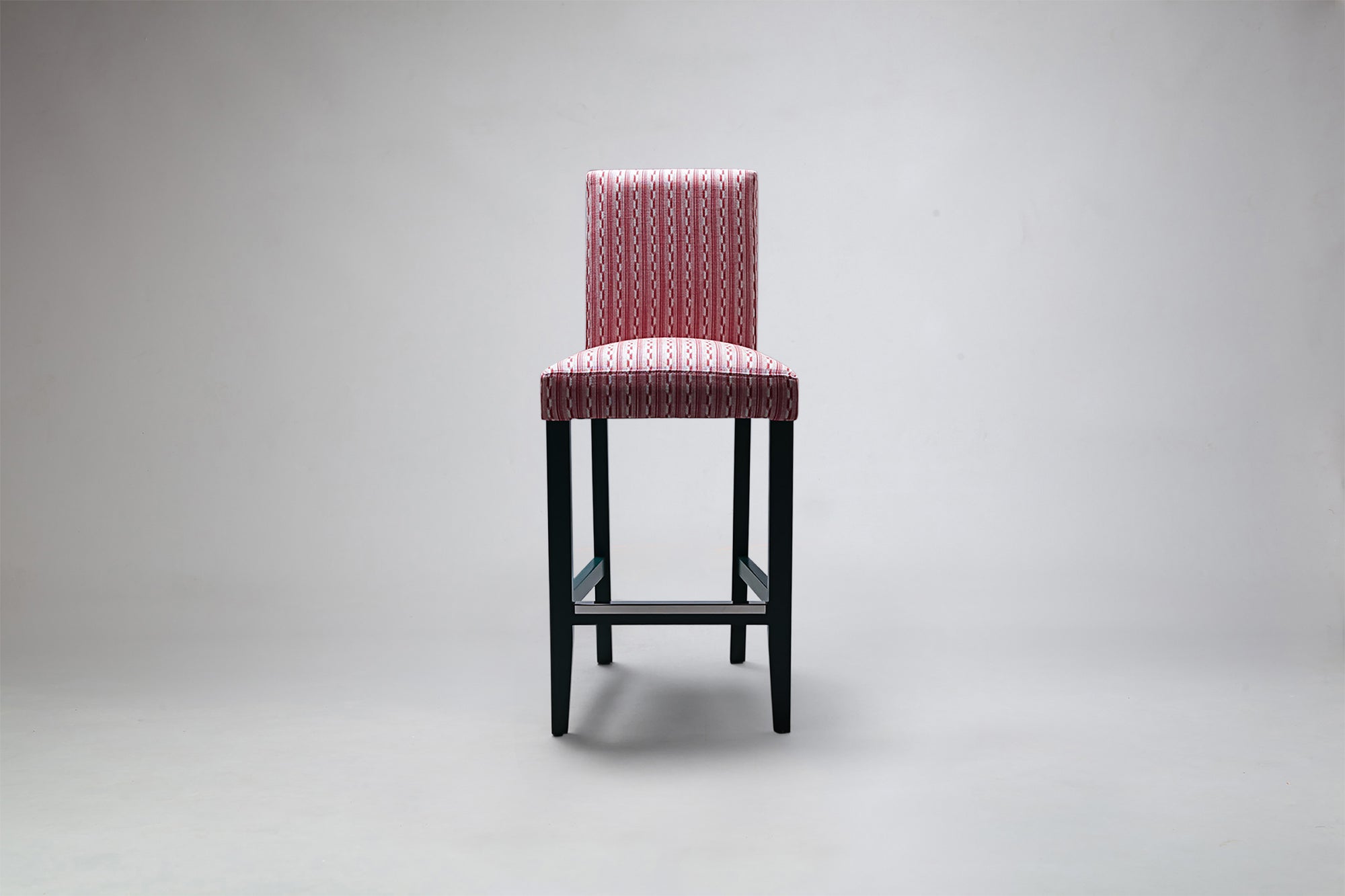 Paris Bar Stool in Patterned Fabric