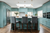 Paris Button Bar Stool Kitchen Scene