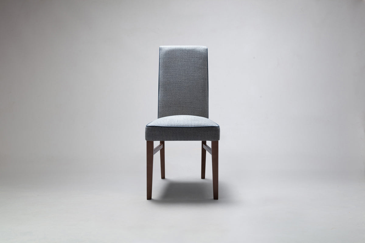 Paris Dining Chair Front View With Piping Detail